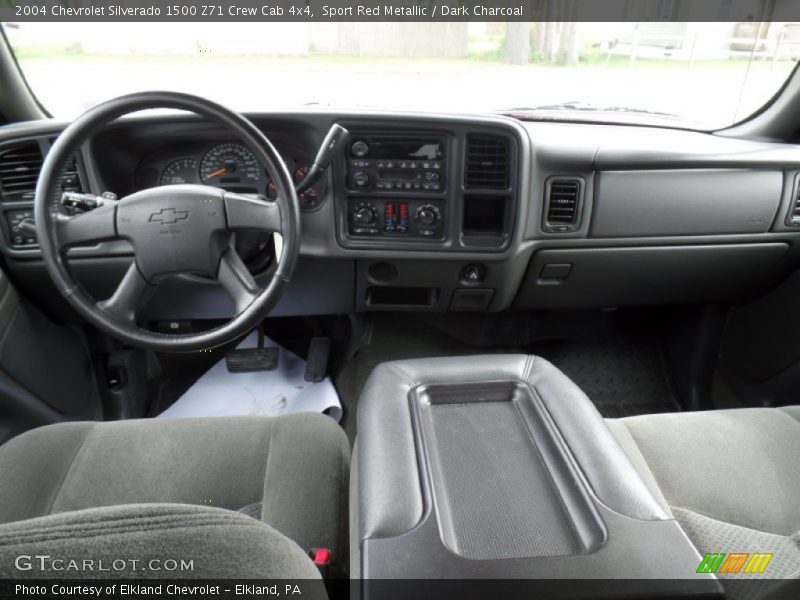 Sport Red Metallic / Dark Charcoal 2004 Chevrolet Silverado 1500 Z71 Crew Cab 4x4