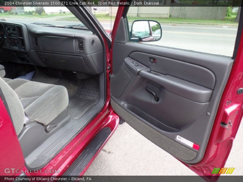 Sport Red Metallic / Dark Charcoal 2004 Chevrolet Silverado 1500 Z71 Crew Cab 4x4