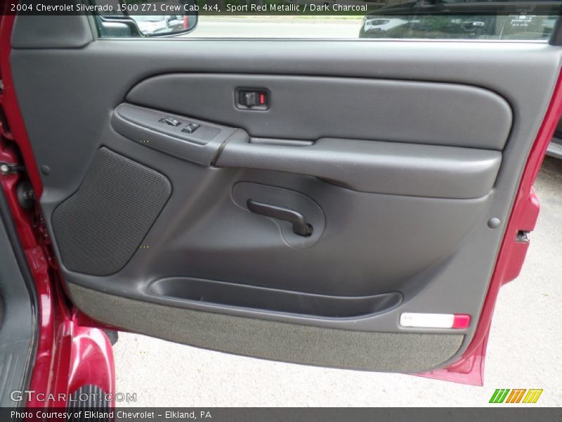 Sport Red Metallic / Dark Charcoal 2004 Chevrolet Silverado 1500 Z71 Crew Cab 4x4