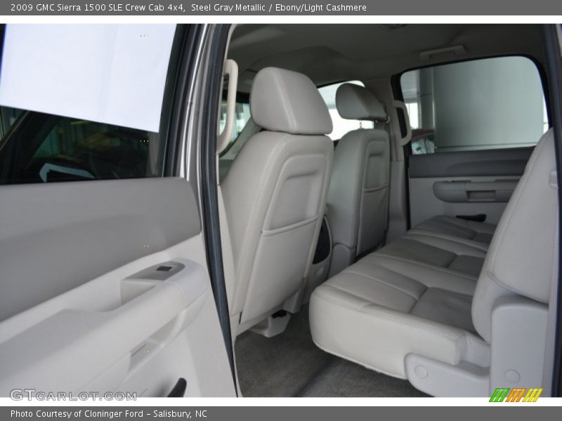 Steel Gray Metallic / Ebony/Light Cashmere 2009 GMC Sierra 1500 SLE Crew Cab 4x4