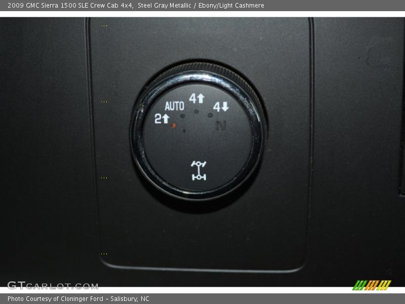 Steel Gray Metallic / Ebony/Light Cashmere 2009 GMC Sierra 1500 SLE Crew Cab 4x4