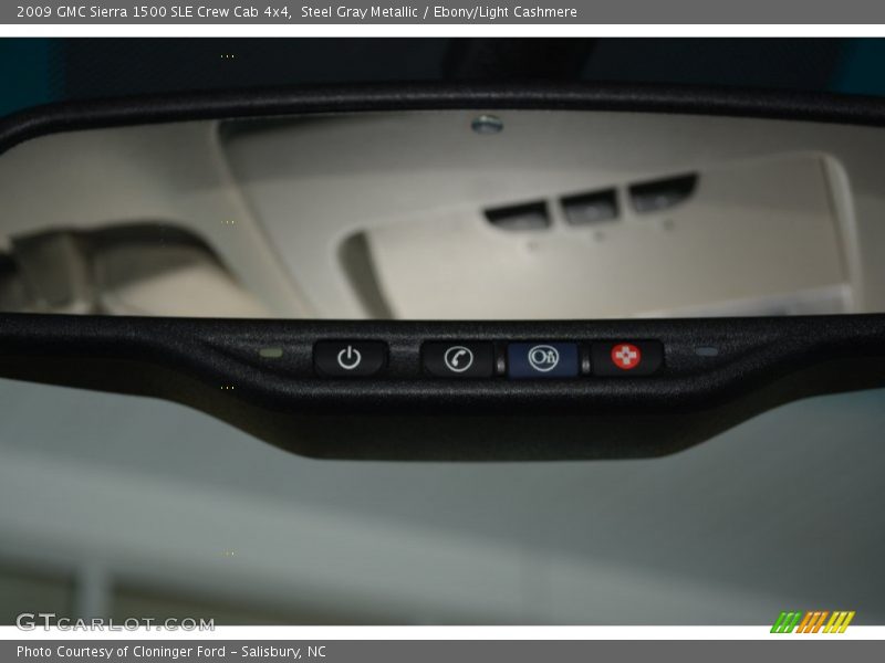 Steel Gray Metallic / Ebony/Light Cashmere 2009 GMC Sierra 1500 SLE Crew Cab 4x4