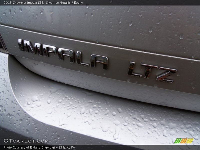 Silver Ice Metallic / Ebony 2013 Chevrolet Impala LTZ