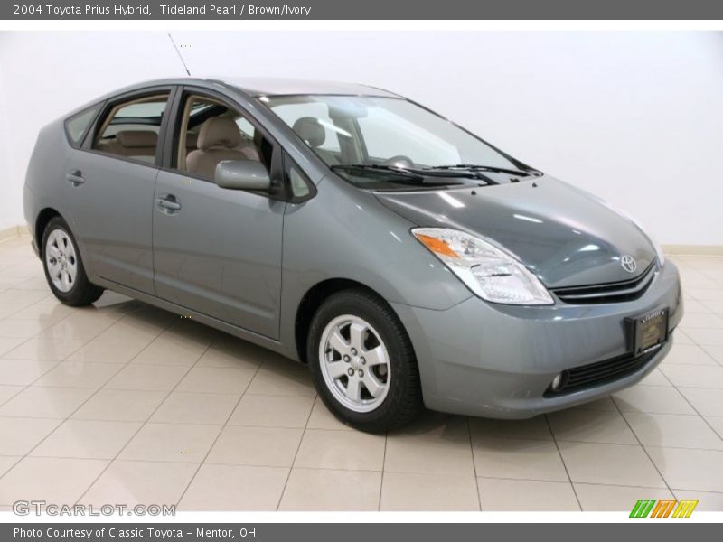 Tideland Pearl / Brown/Ivory 2004 Toyota Prius Hybrid