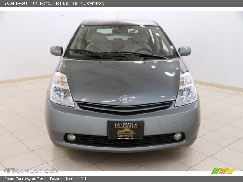 Tideland Pearl / Brown/Ivory 2004 Toyota Prius Hybrid