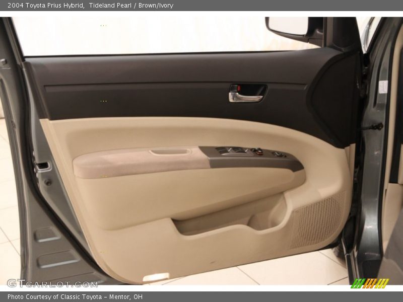 Tideland Pearl / Brown/Ivory 2004 Toyota Prius Hybrid