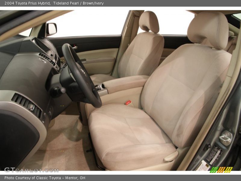 Tideland Pearl / Brown/Ivory 2004 Toyota Prius Hybrid