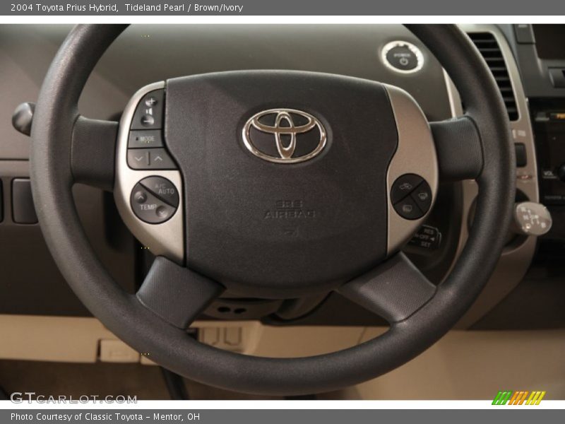 Tideland Pearl / Brown/Ivory 2004 Toyota Prius Hybrid