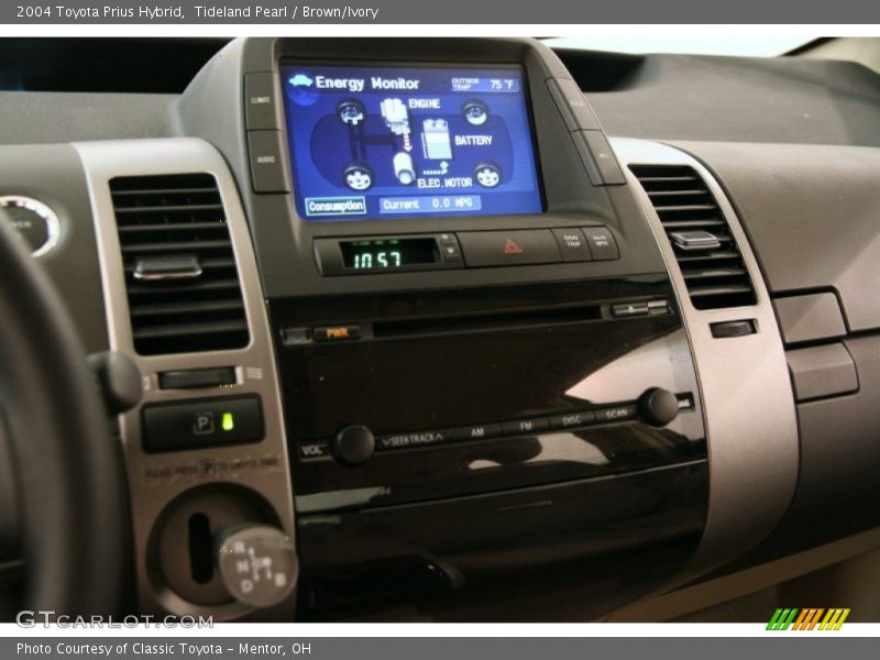Tideland Pearl / Brown/Ivory 2004 Toyota Prius Hybrid