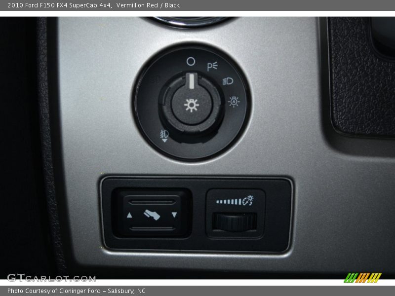 Vermillion Red / Black 2010 Ford F150 FX4 SuperCab 4x4