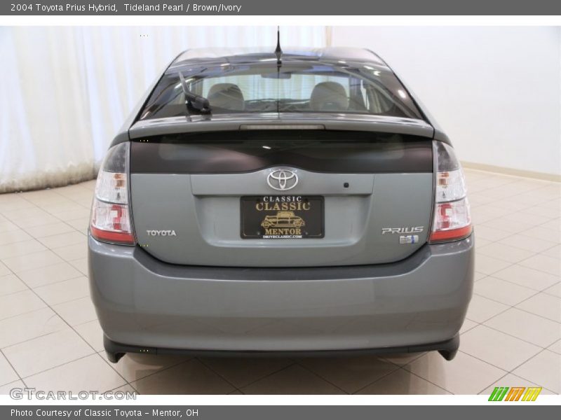 Tideland Pearl / Brown/Ivory 2004 Toyota Prius Hybrid