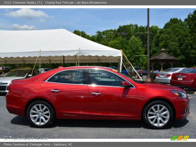 Crystal Red Tintcoat / Jet Black/Brownstone 2013 Chevrolet Malibu LTZ