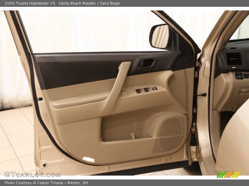 Sandy Beach Metallic / Sand Beige 2009 Toyota Highlander V6