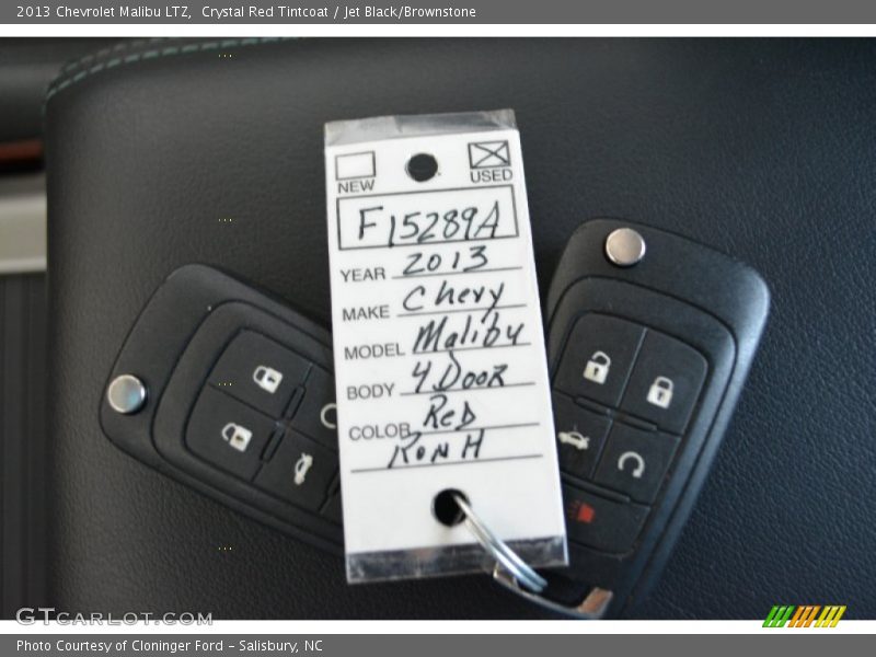Crystal Red Tintcoat / Jet Black/Brownstone 2013 Chevrolet Malibu LTZ