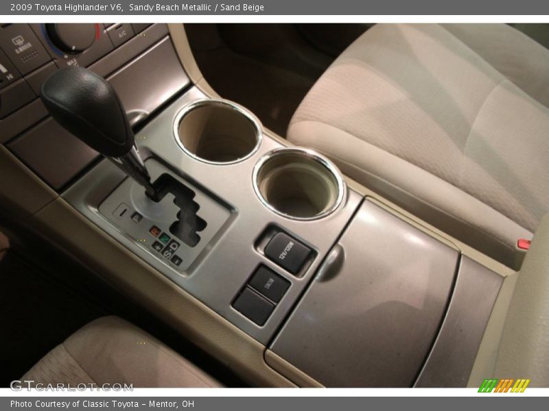 Sandy Beach Metallic / Sand Beige 2009 Toyota Highlander V6