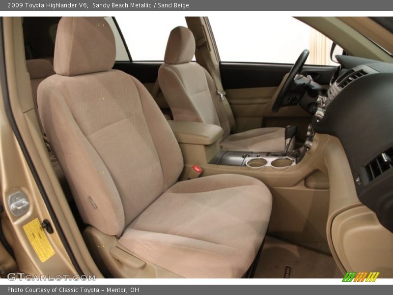 Sandy Beach Metallic / Sand Beige 2009 Toyota Highlander V6