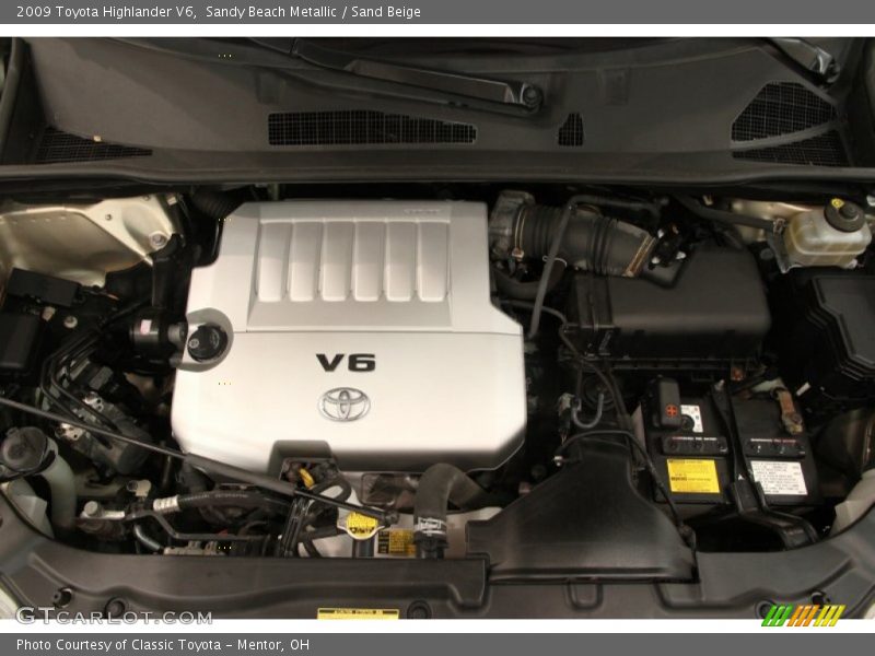 Sandy Beach Metallic / Sand Beige 2009 Toyota Highlander V6