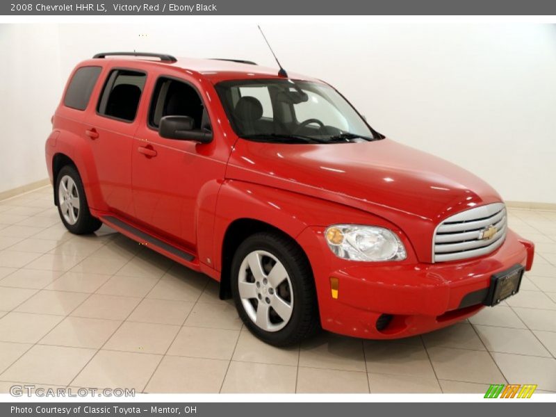 Victory Red / Ebony Black 2008 Chevrolet HHR LS