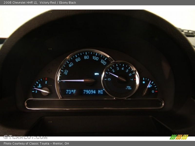 Victory Red / Ebony Black 2008 Chevrolet HHR LS