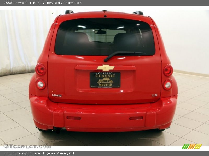 Victory Red / Ebony Black 2008 Chevrolet HHR LS