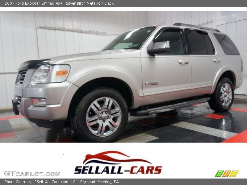 Silver Birch Metallic / Black 2007 Ford Explorer Limited 4x4