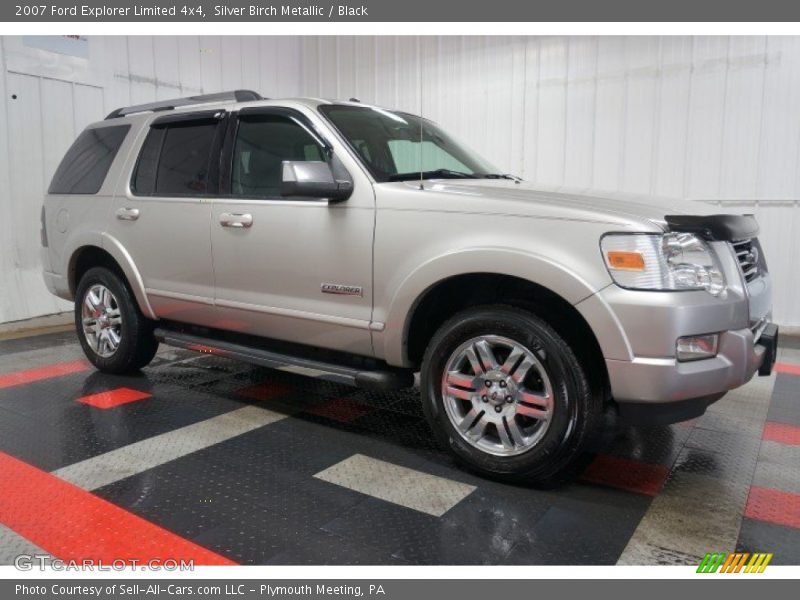 Silver Birch Metallic / Black 2007 Ford Explorer Limited 4x4