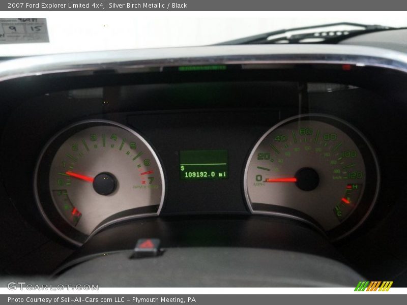 Silver Birch Metallic / Black 2007 Ford Explorer Limited 4x4