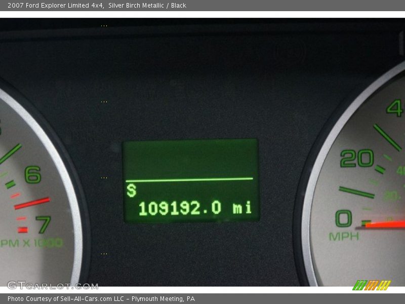 Silver Birch Metallic / Black 2007 Ford Explorer Limited 4x4