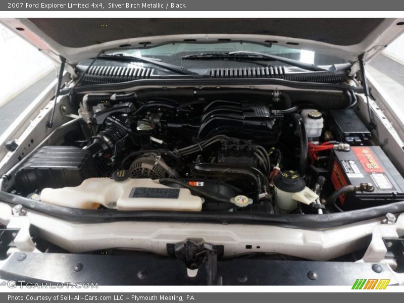 Silver Birch Metallic / Black 2007 Ford Explorer Limited 4x4