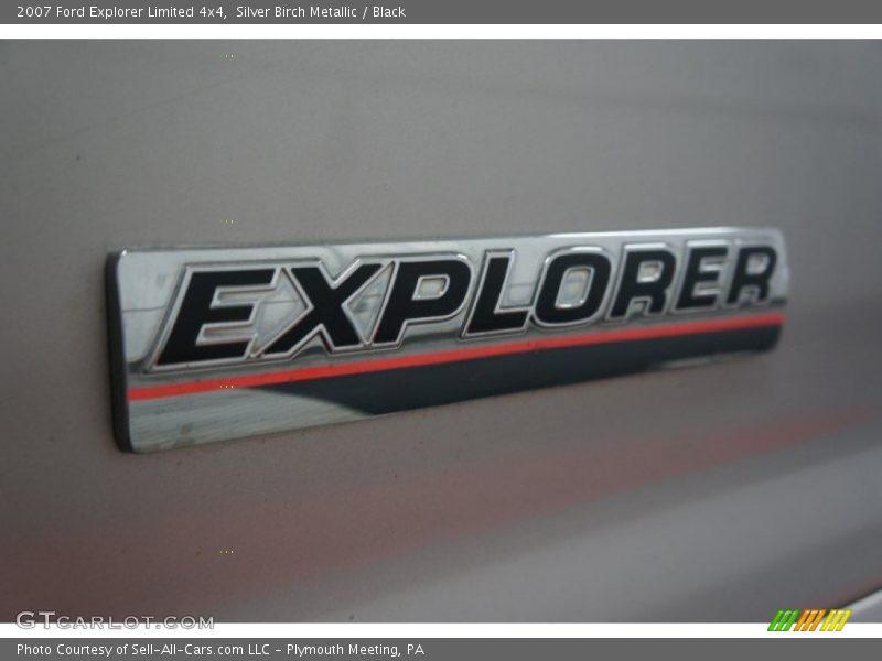 Silver Birch Metallic / Black 2007 Ford Explorer Limited 4x4