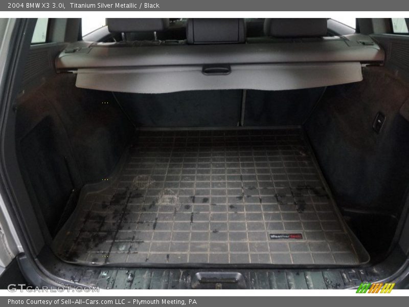Titanium Silver Metallic / Black 2004 BMW X3 3.0i