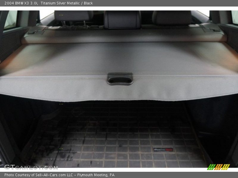 Titanium Silver Metallic / Black 2004 BMW X3 3.0i