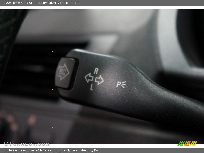 Titanium Silver Metallic / Black 2004 BMW X3 3.0i