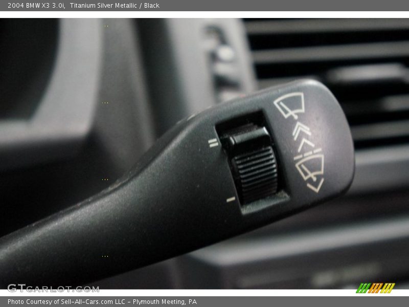 Titanium Silver Metallic / Black 2004 BMW X3 3.0i