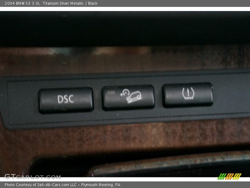 Titanium Silver Metallic / Black 2004 BMW X3 3.0i