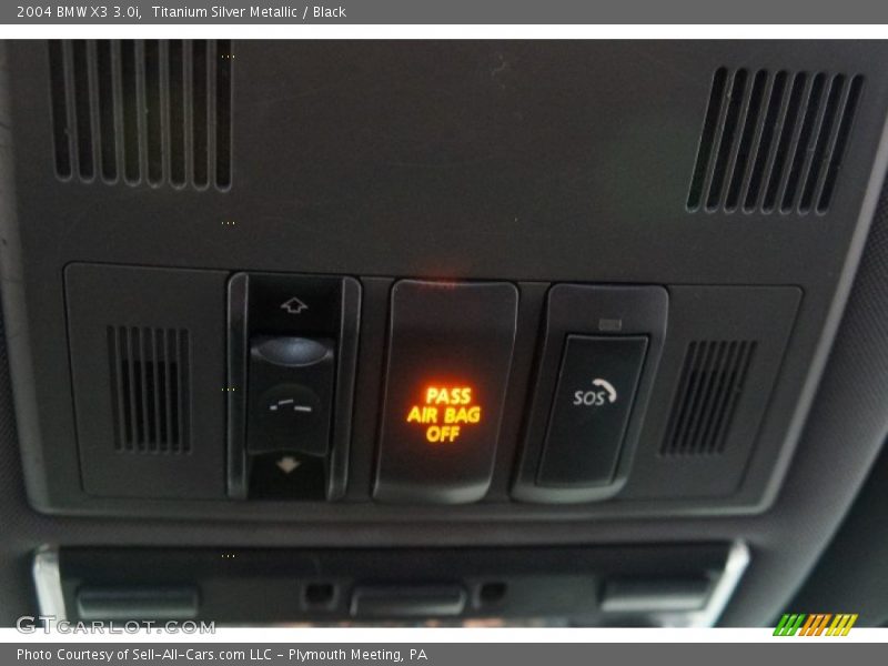 Titanium Silver Metallic / Black 2004 BMW X3 3.0i