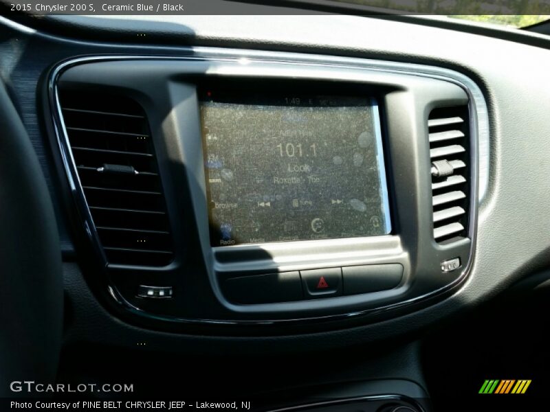 Ceramic Blue / Black 2015 Chrysler 200 S