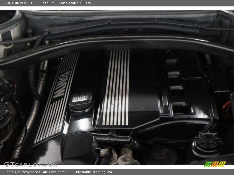 Titanium Silver Metallic / Black 2004 BMW X3 3.0i