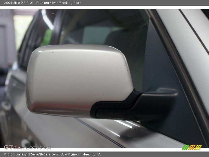 Titanium Silver Metallic / Black 2004 BMW X3 3.0i
