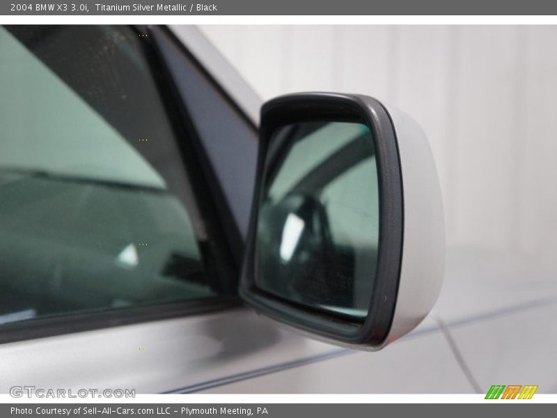 Titanium Silver Metallic / Black 2004 BMW X3 3.0i