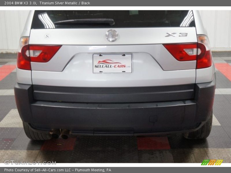 Titanium Silver Metallic / Black 2004 BMW X3 3.0i