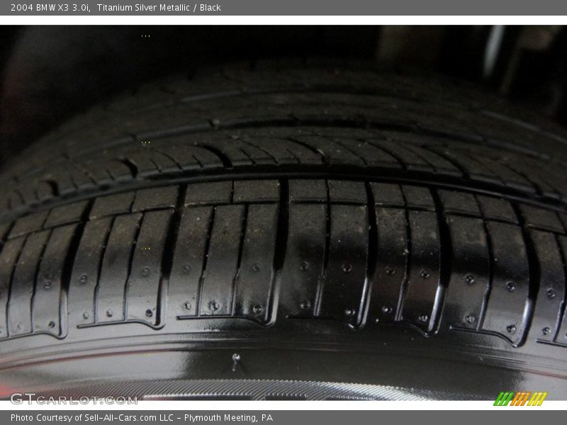 Titanium Silver Metallic / Black 2004 BMW X3 3.0i