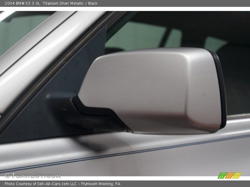 Titanium Silver Metallic / Black 2004 BMW X3 3.0i