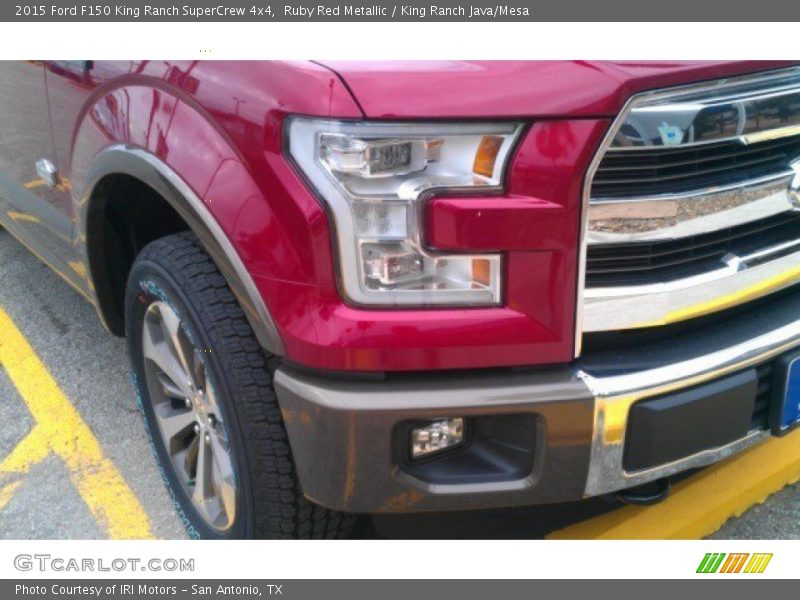 Ruby Red Metallic / King Ranch Java/Mesa 2015 Ford F150 King Ranch SuperCrew 4x4