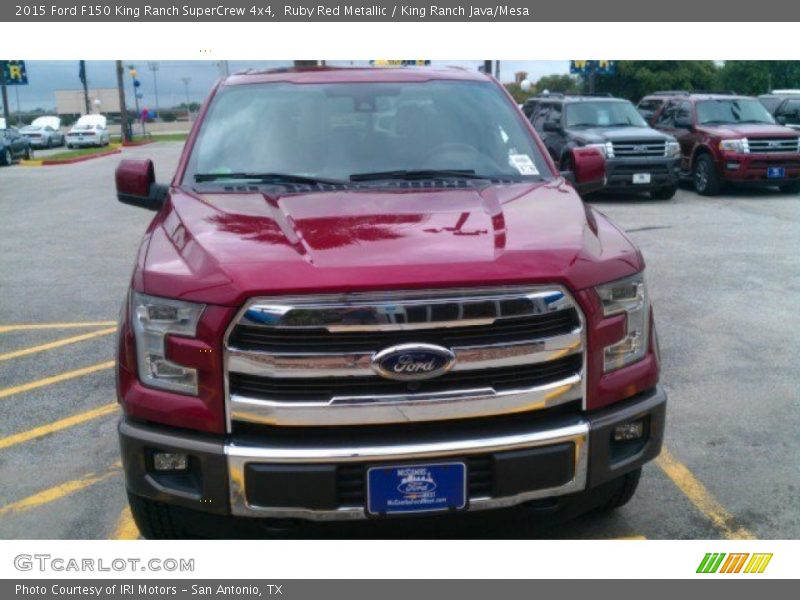 Ruby Red Metallic / King Ranch Java/Mesa 2015 Ford F150 King Ranch SuperCrew 4x4