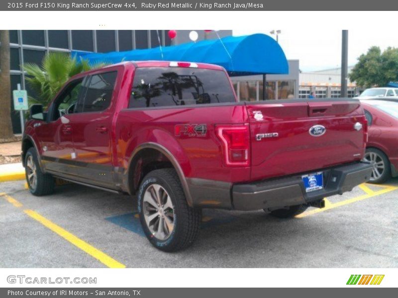 Ruby Red Metallic / King Ranch Java/Mesa 2015 Ford F150 King Ranch SuperCrew 4x4