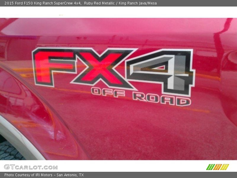 Ruby Red Metallic / King Ranch Java/Mesa 2015 Ford F150 King Ranch SuperCrew 4x4