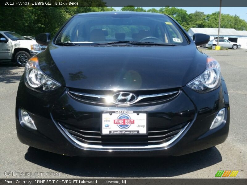 Black / Beige 2013 Hyundai Elantra GLS