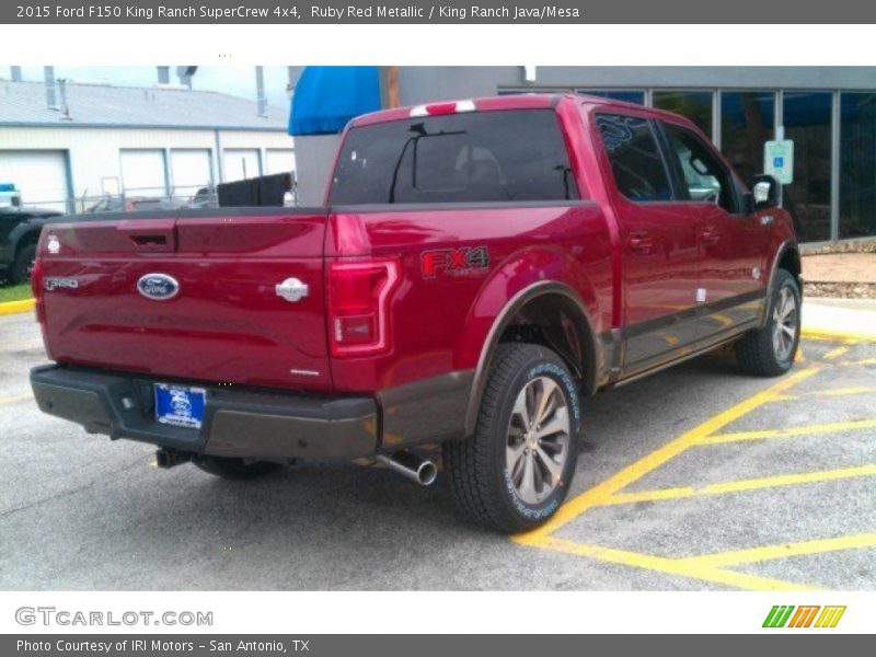 Ruby Red Metallic / King Ranch Java/Mesa 2015 Ford F150 King Ranch SuperCrew 4x4