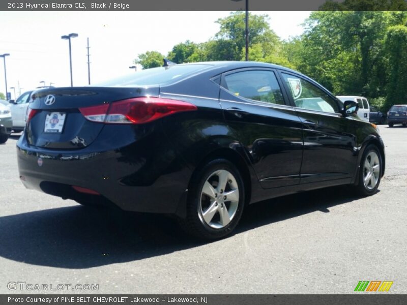Black / Beige 2013 Hyundai Elantra GLS